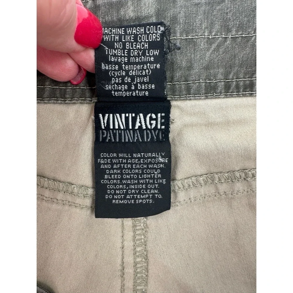 Kuhl Vintage Patina Dye Cargo Shorts Gray Hiking Outdoor Utility Mens Size 40